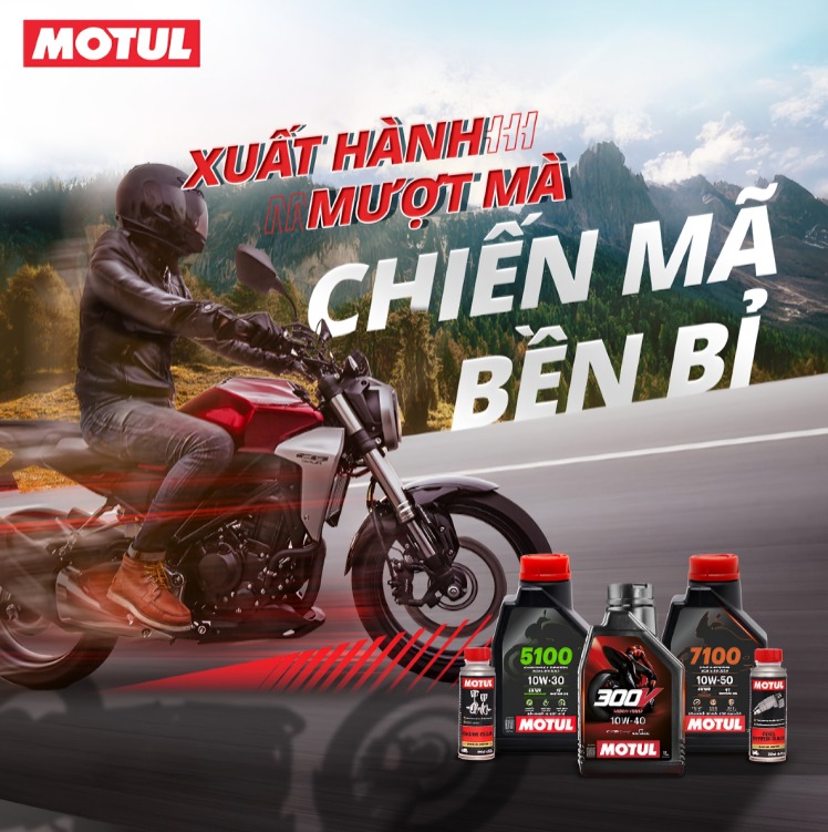 Ghé thăm Motul Việt Nam để tìm ngay dầu nhớt xe máy số chất lượng cao, phù hợp với mọi nhu cầu sử dụng của bạn nhé