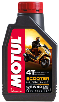 Motul Scooter Power LE – dầu nhớt chính hãng cao cấp cho xe tay ga